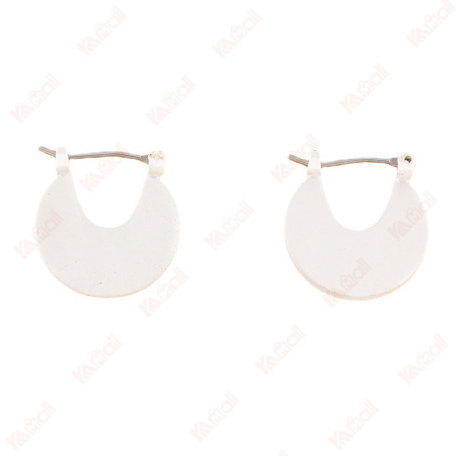 cheap lightweight metal silver earrings